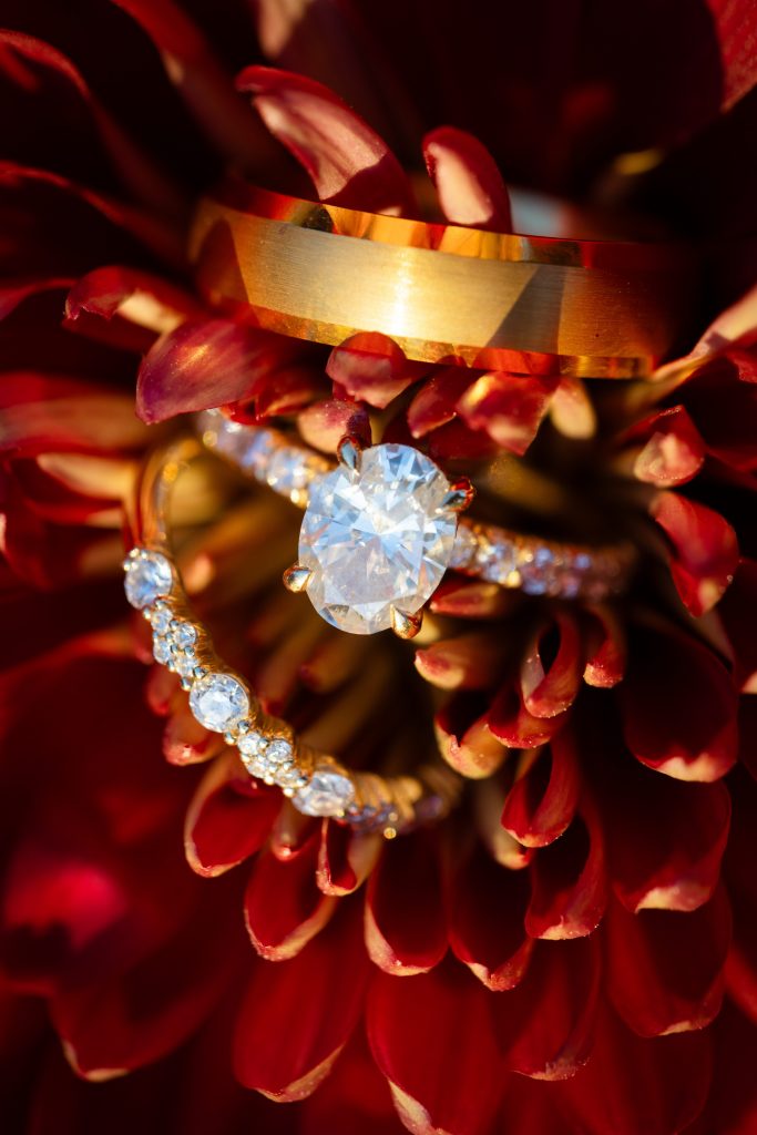 st pete wedding photographer ring shot