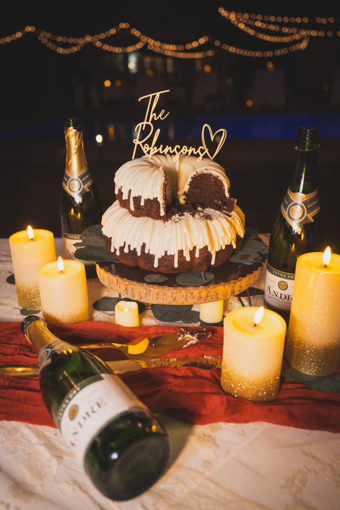 st pete wedding photographer cake photo